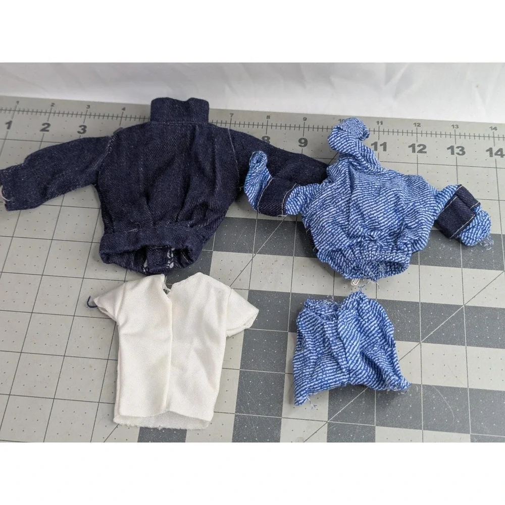 Fashion‎ Doll Male Outfit Denim Jacket Shorts Shirt Lot Boy Mens